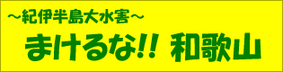 紀伊半島大水害　まけるな!!和歌山